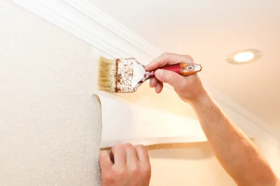 Pose de papier peint à Larnage — revêtements muraux et toiles de verre